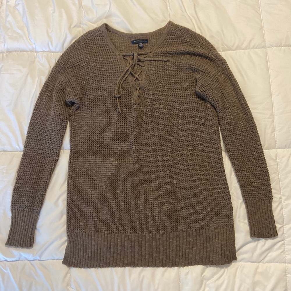 Brown Knitted Sweater
